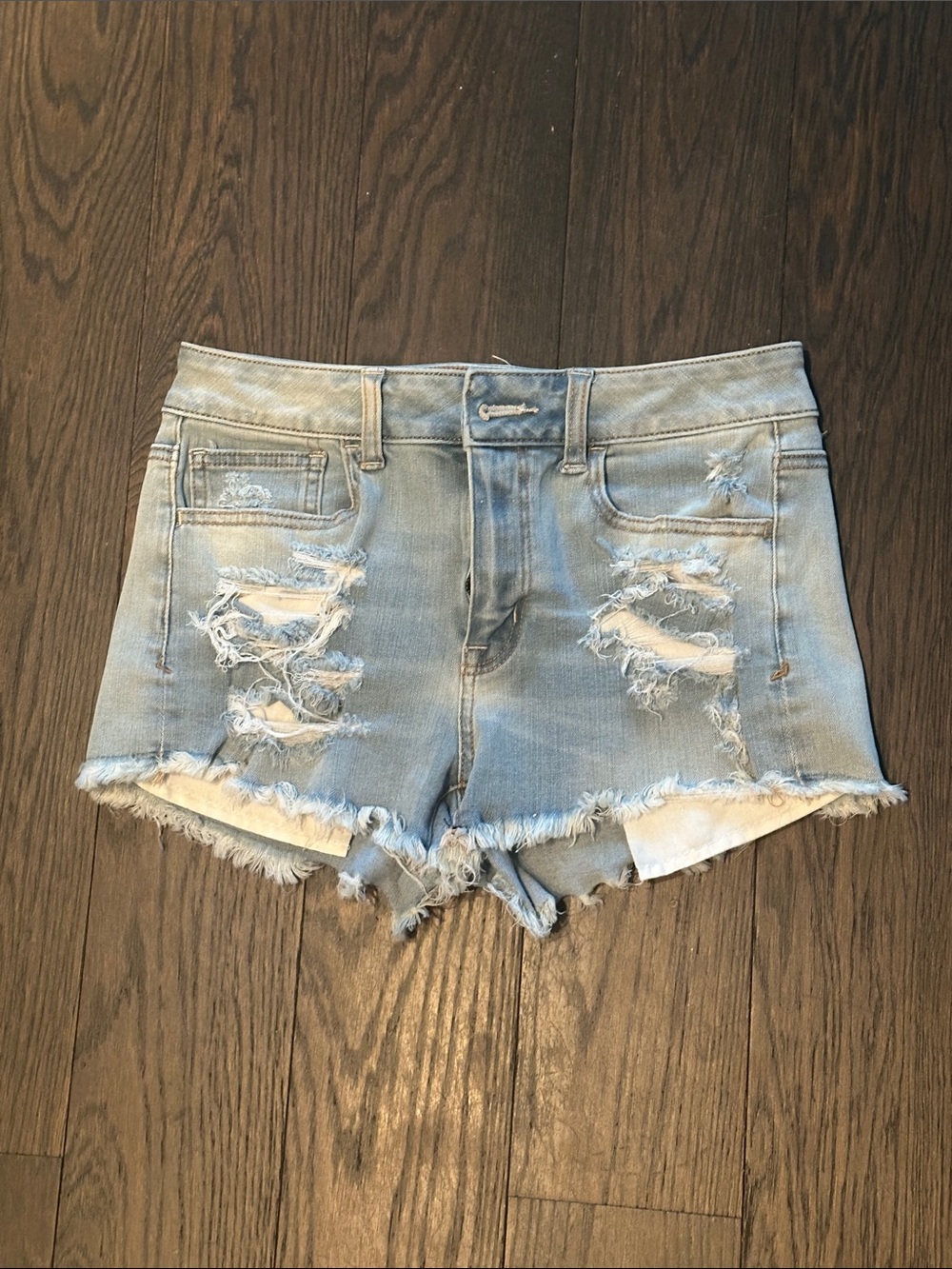 AE Stretch Denim High-Rise Short